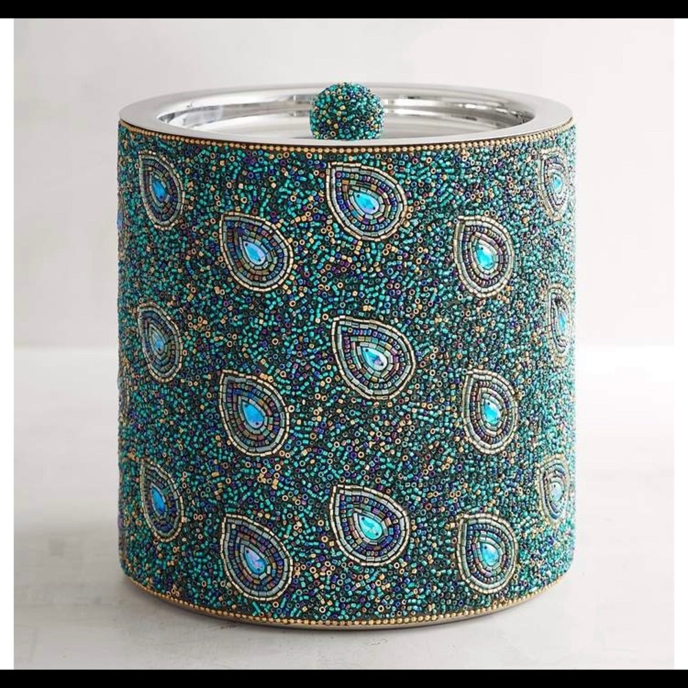 Pier 1 Beaded bar ice bucket